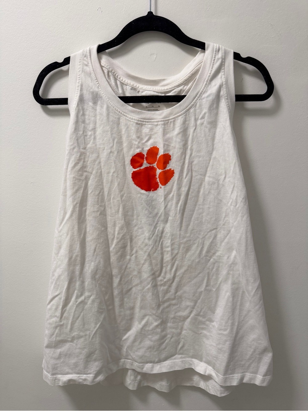 Nike CLEMSON Vintage-Style Graphic Racerback Tank Top